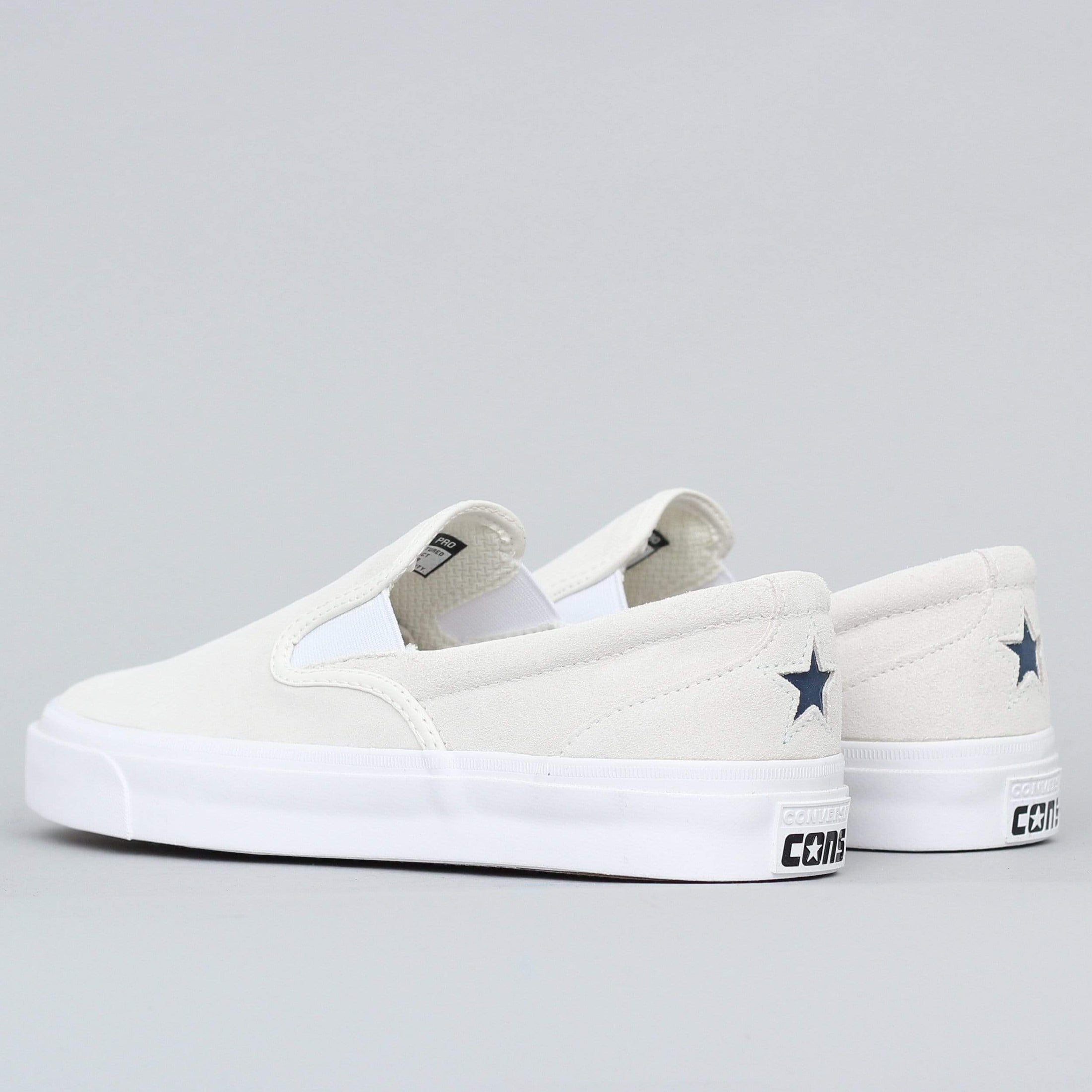 Converse One Star CC Slip Shoes Egret / Navy / White
