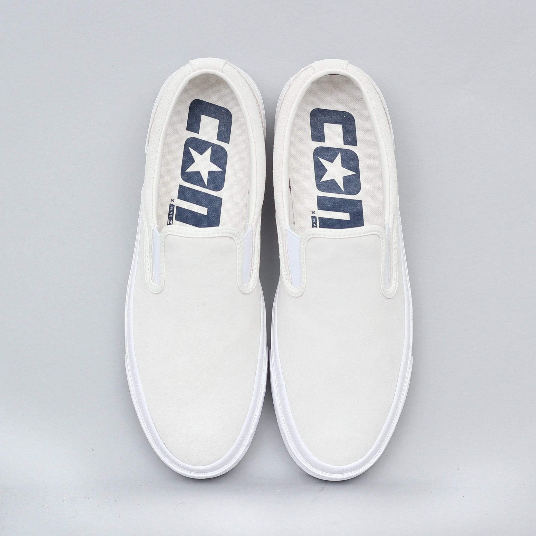 Converse One Star CC Slip Shoes Egret / Navy / White