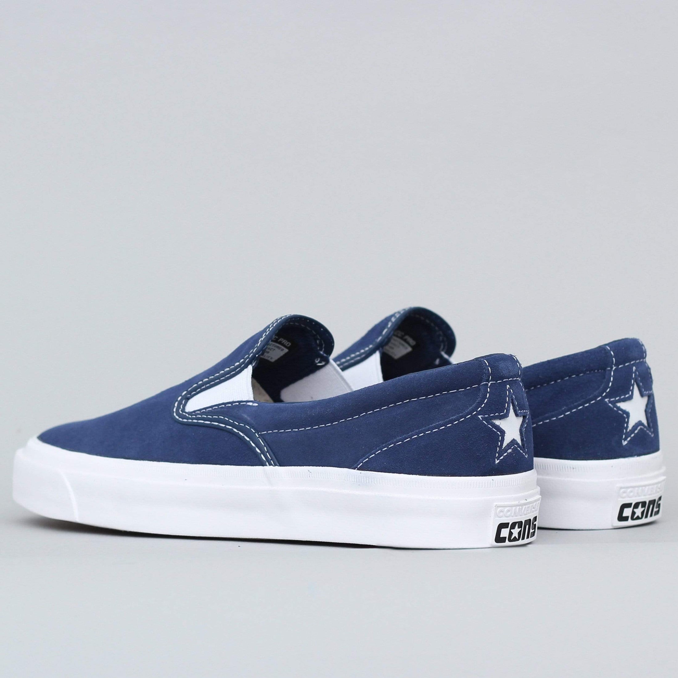 Converse One Star CC Slip Shoes Navy / White / White