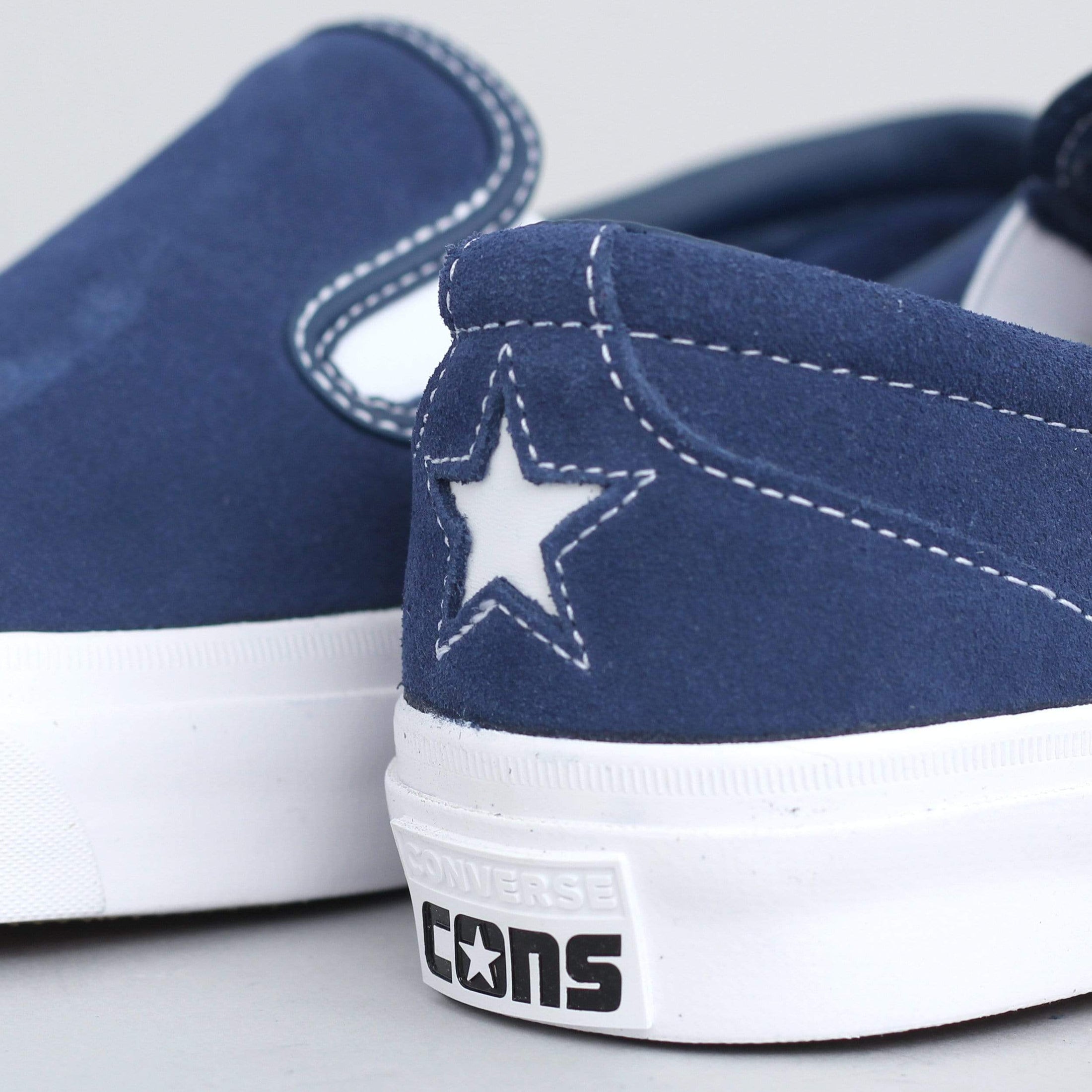 Converse One Star CC Slip Shoes Navy / White / White