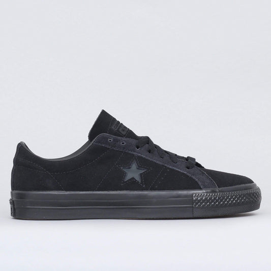 Converse One Star Pro OX Suede Shoes Black / Black / Black