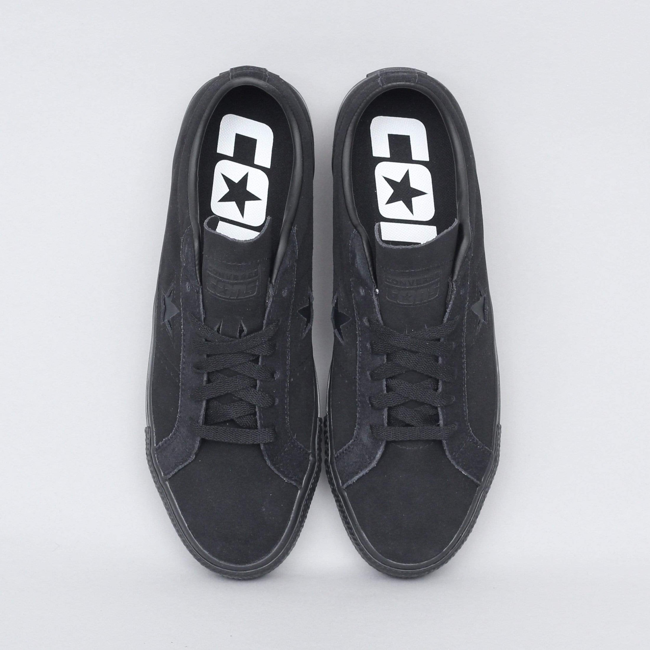 Converse One Star Pro OX Suede Shoes Black / Black / Black