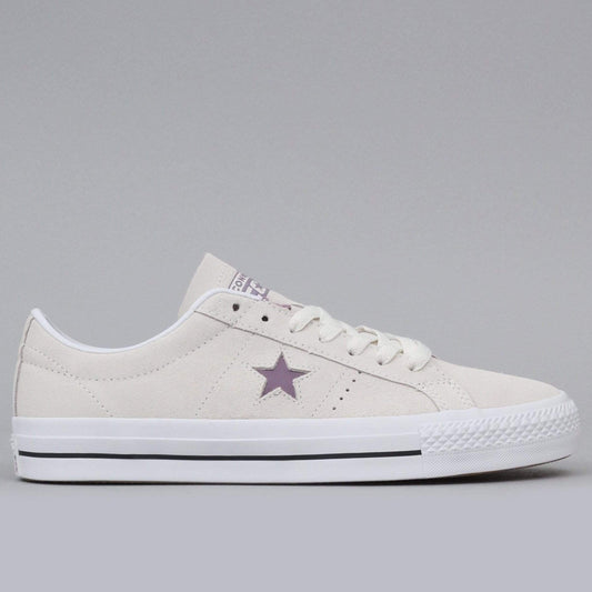 Converse One Star Pro OX Shoes Egret / Violet Dust / White