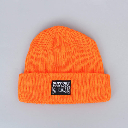 Creature Support Longshoreman Beanie Safety Orange