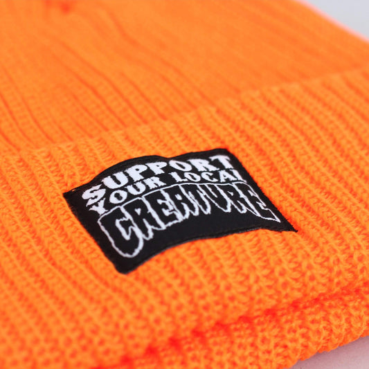Creature Support Longshoreman Beanie Safety Orange