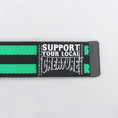 Load image into Gallery viewer, Creature Logo Stamp Web Belt Black / Green
