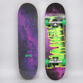Load image into Gallery viewer, Creature 7.5 Galaxy Logo Micro Complete Skateboard Purple / Green
