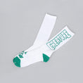 Load image into Gallery viewer, Creature Pointers Crew Socks White
