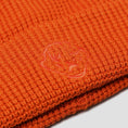 Load image into Gallery viewer, Dancer Waﬄe Knit Beanie Burnt Orange
