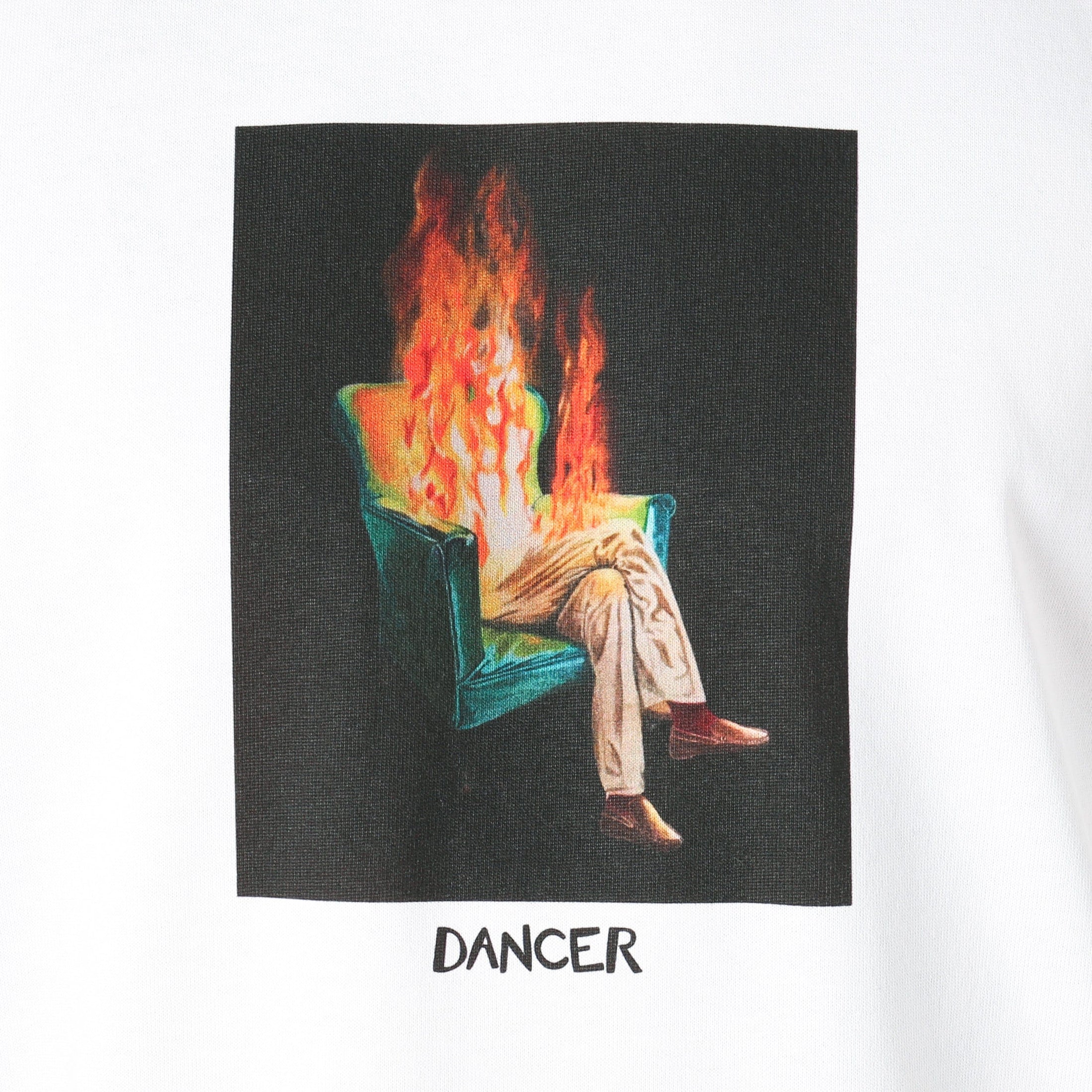 Dancer Burning T-Shirt White