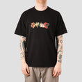 Load image into Gallery viewer, Dancer Dying Flowers T-Shirt Black
