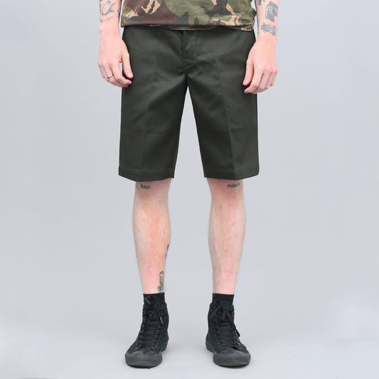 Dickies 273 Slim Fit Work Shorts Olive Green