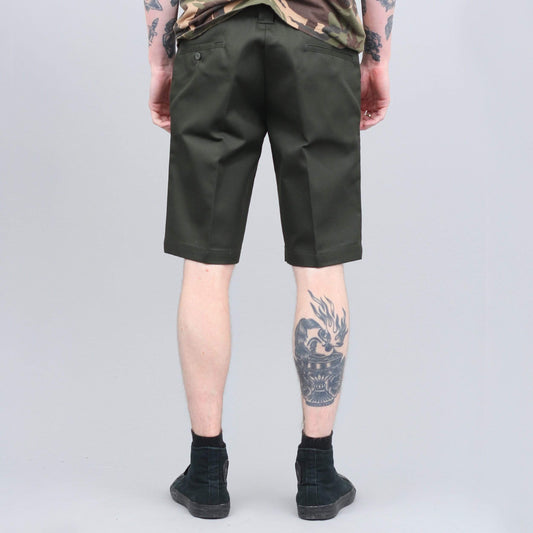 Dickies 273 Slim Fit Work Shorts Olive Green