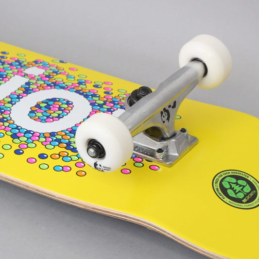 Enjoi 8.25 Candy Coated FP Complete Skateboard Yellow