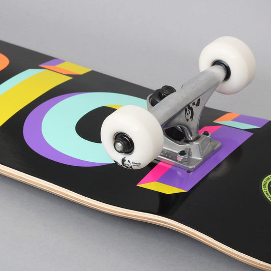 Enjoi 8.0 Helvetica Neue FP Complete Skateboard Neon Spectrum
