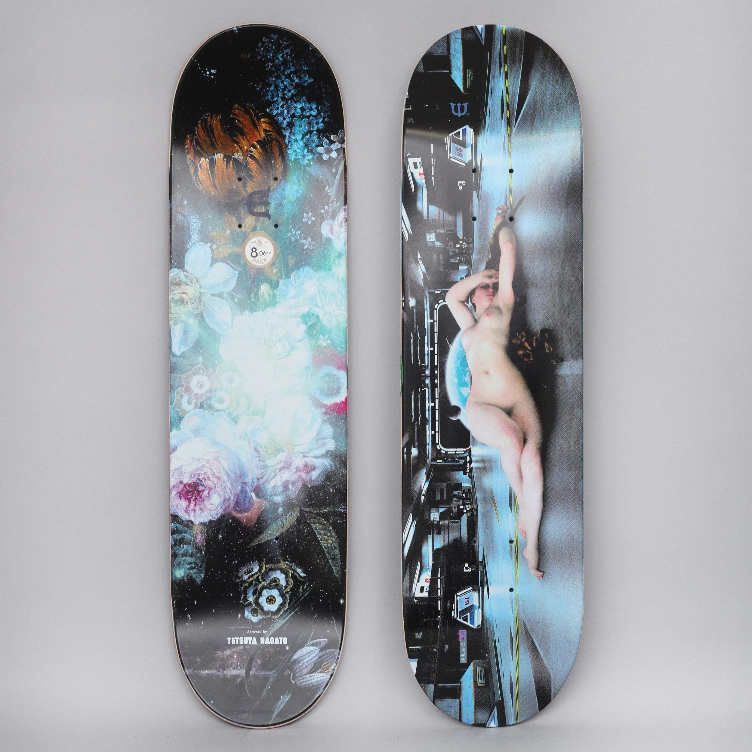 スケートボード EVISEN NAKED DEFENSE DECK Evisen 8.06 Naked Defense Skateboard Deck – Slam City Skates
