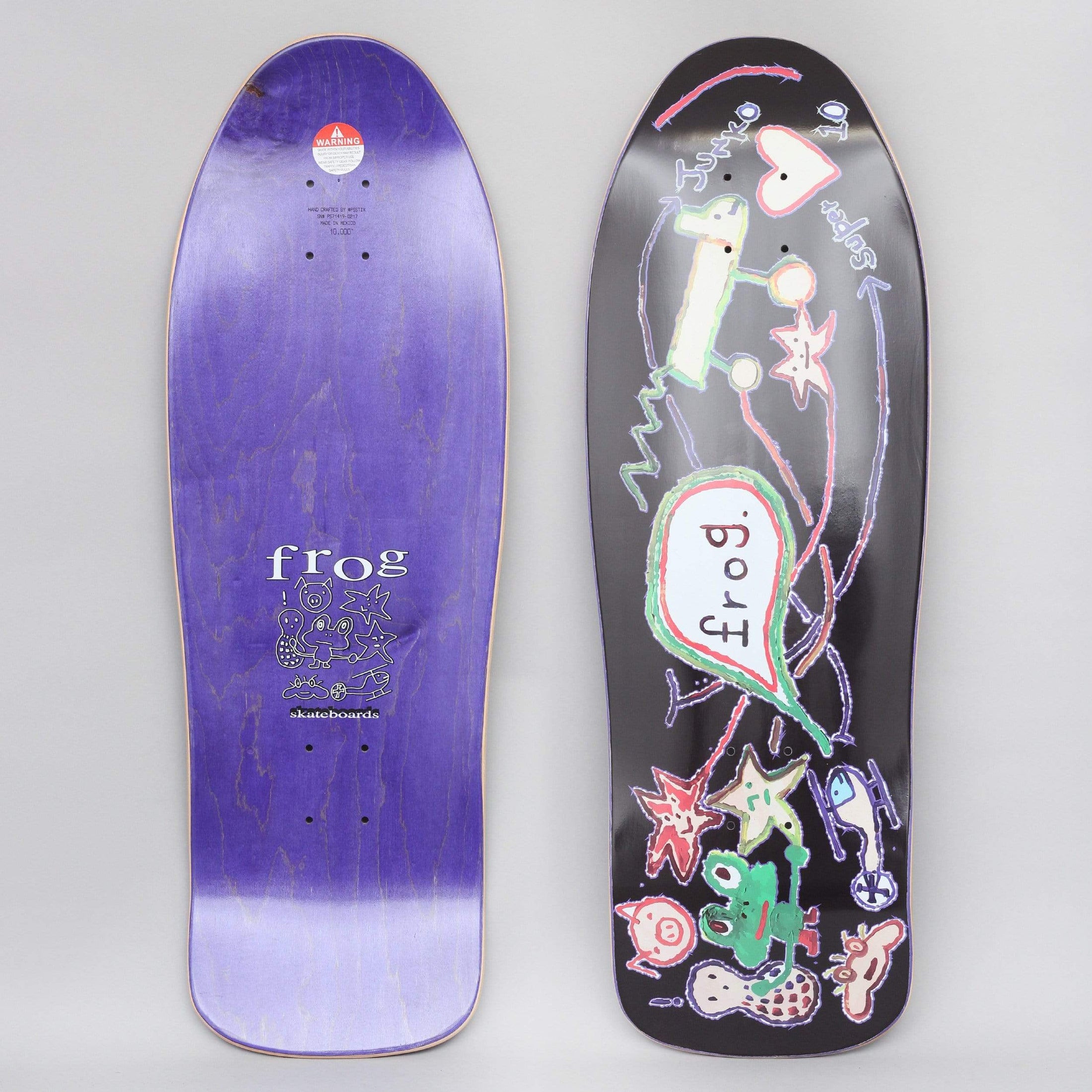Frog 10 Super Junko Skateboard Deck Black