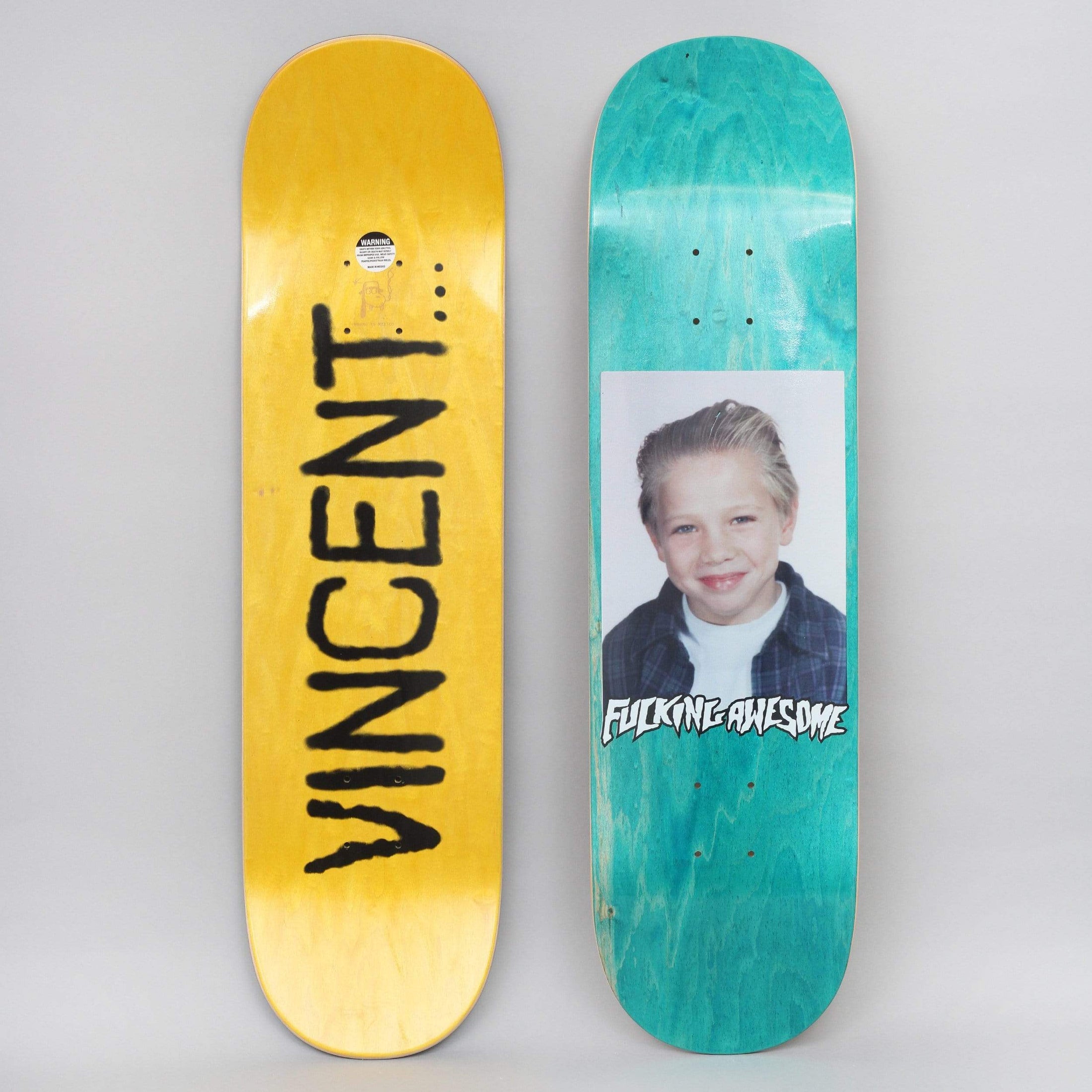 Fucking Awesome 8.25 Vincent Class Photo Skateboard Deck