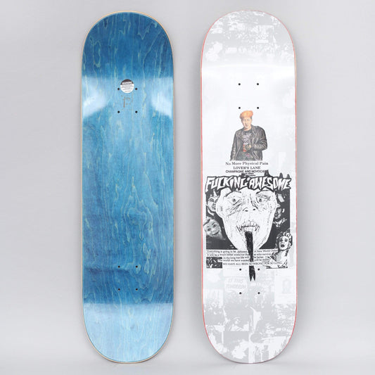 Fucking Awesome 8.5 Face Reality Skateboard Deck Silver