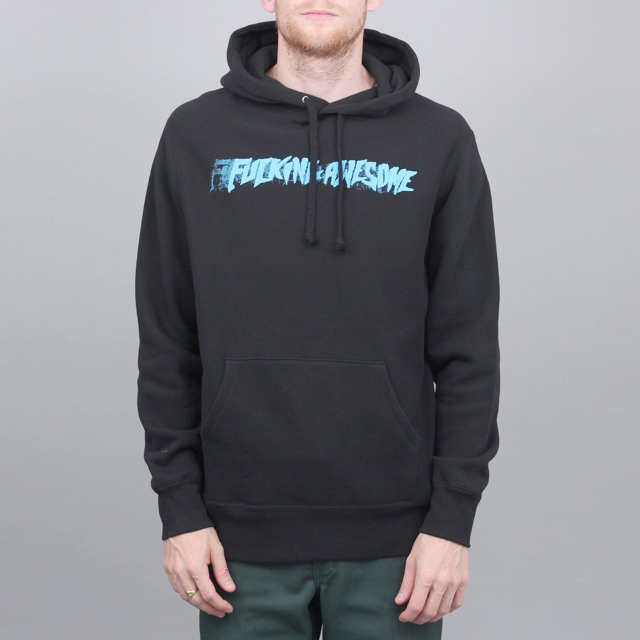 Fucking Awesome Stamp Hood Black