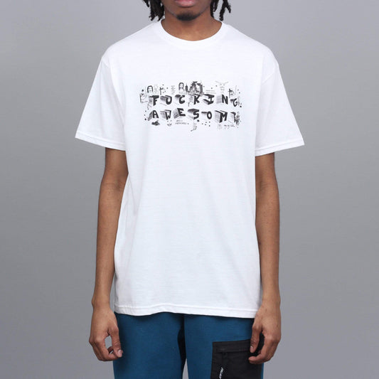 Fucking Awesome Block Letter T-Shirt White