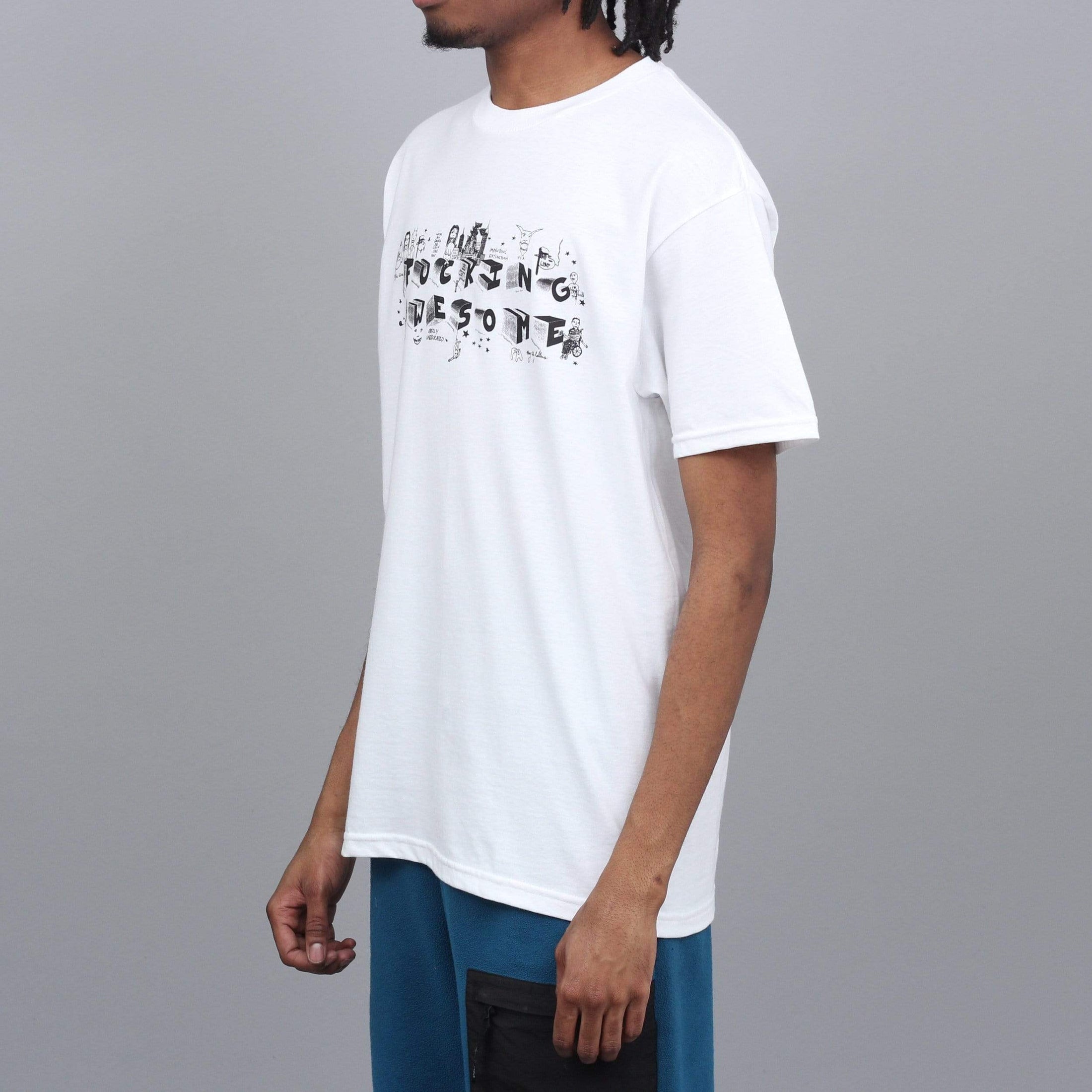 Fucking Awesome Block Letter T-Shirt White