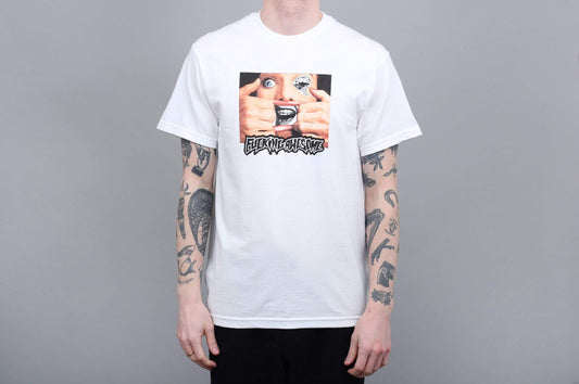 Fucking Awesome Brace Face T-Shirt White