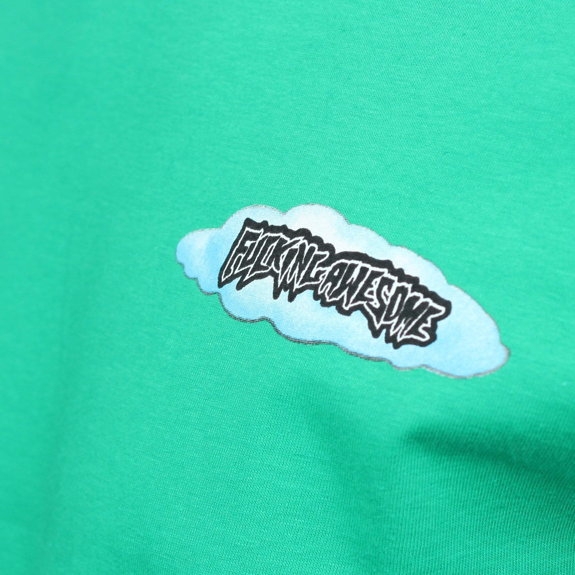 Fucking Awesome Rain T-Shirt Irish Green