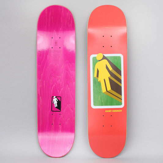 Girl 8.25 Cory Kennedy 3D OG Skateboard Deck Red