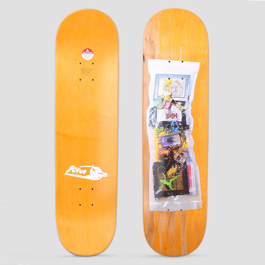 Glue 8.25 Ostrowski Sealed Skateboard Deck Orange