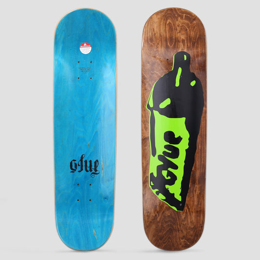 Glue 8.25 Bottle Skateboard Deck Brown