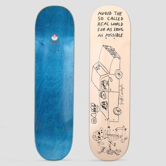 GX1000 8.25 Avoid Jeff Carlyle Skateboard Deck Peach