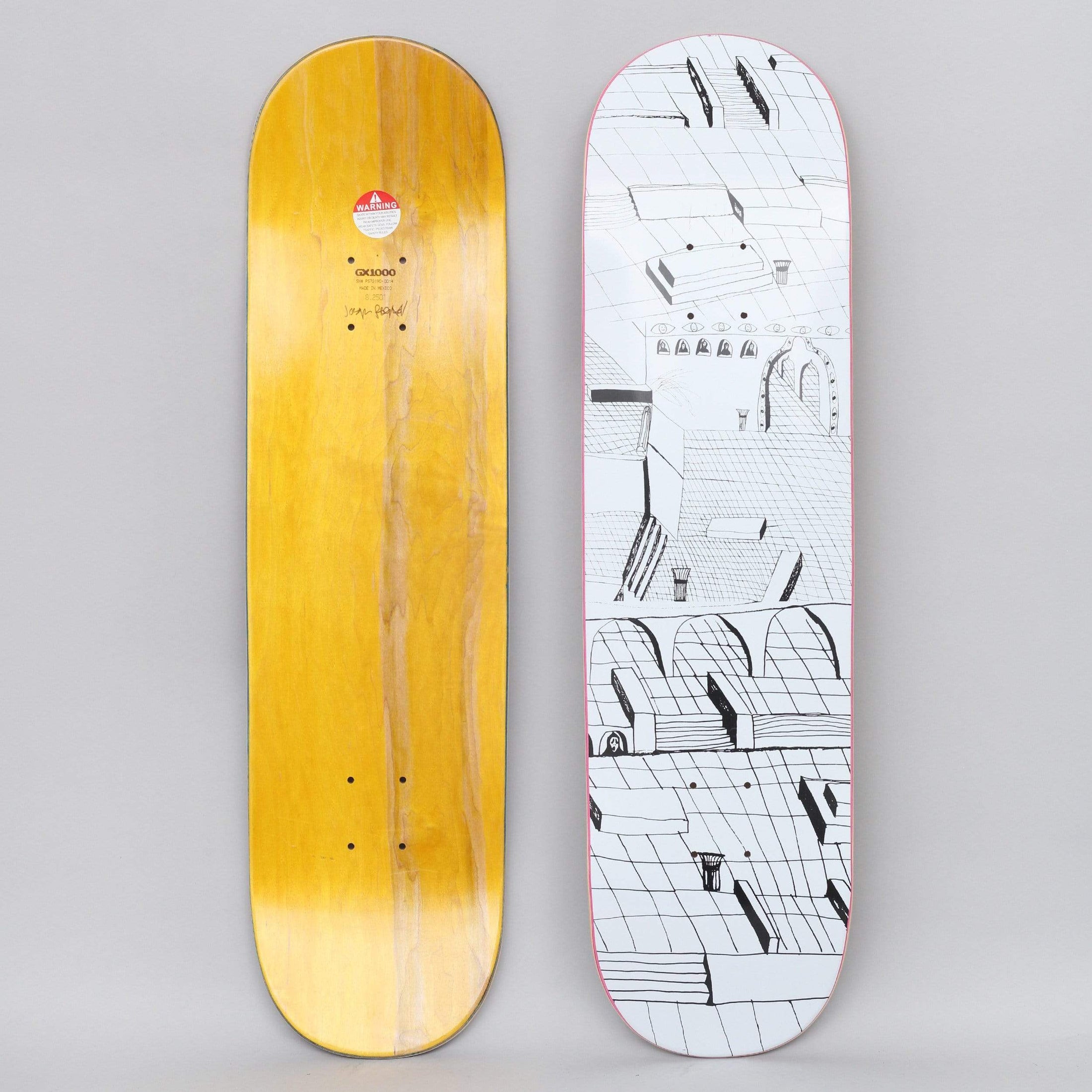 GX1000 8.25 Joe Sticker Skateboard Deck White