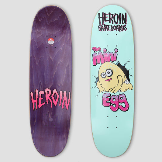 Heroin 8.38 Mini Egg Skateboard Deck Mint