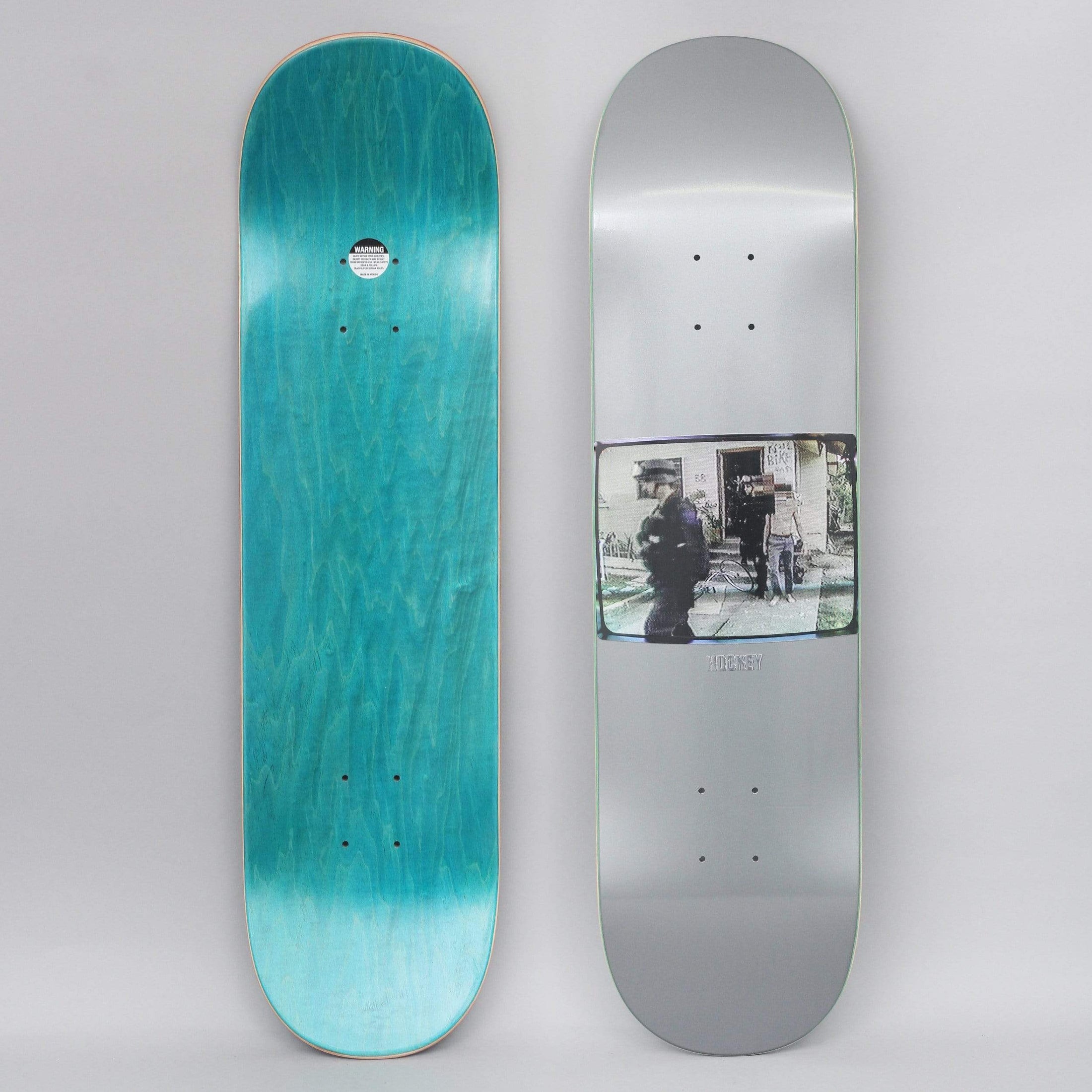 Hockey 8.18 Ricks Skateboard Deck Silver