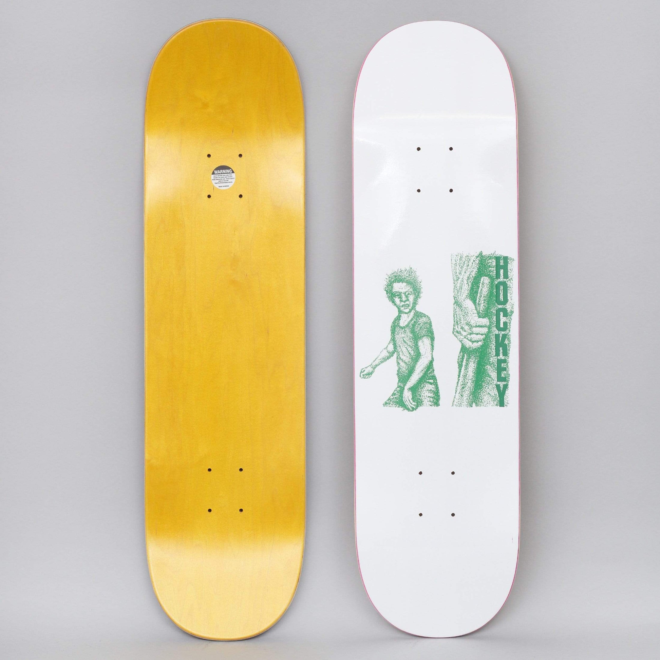 Hockey 8.25 Battery Skateboard Deck White