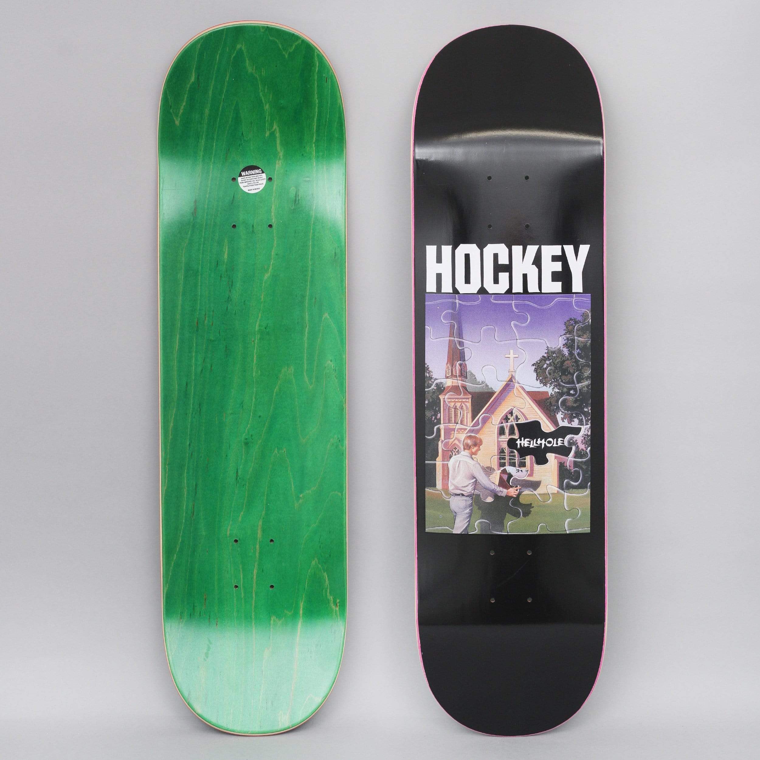 Hockey 8.25 John Fitzgerald Hellhole Skateboard Deck Black – Slam