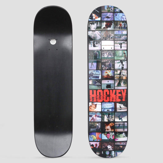 Hockey 8.25 Screens Skateboard Deck Black