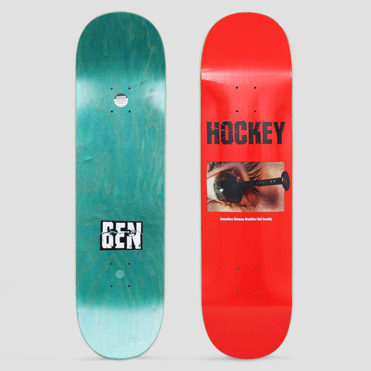 Hockey 8.38 Ben Kadow Breakfast Insanity Skateboard Deck Red