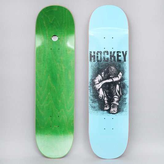 Hockey 8.38 Missing Kid Skateboard Deck Blue