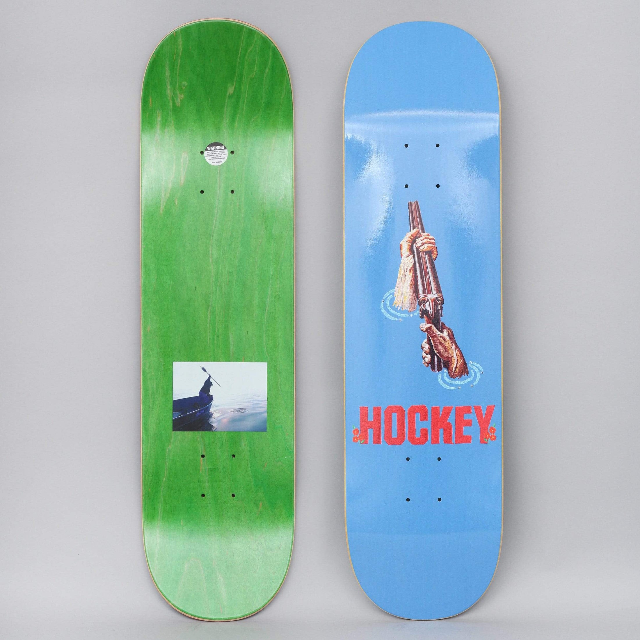 Hockey 8.5 Andrew Allen Shotgun Skateboard Deck Blue
