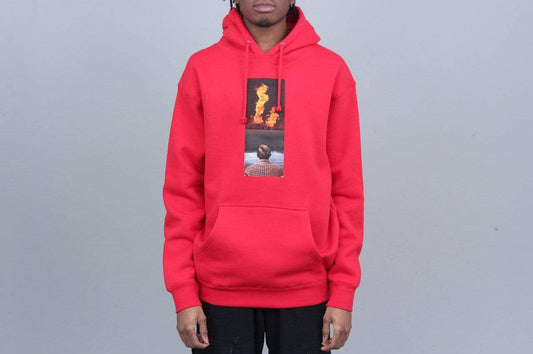 Hockey View Hood Red