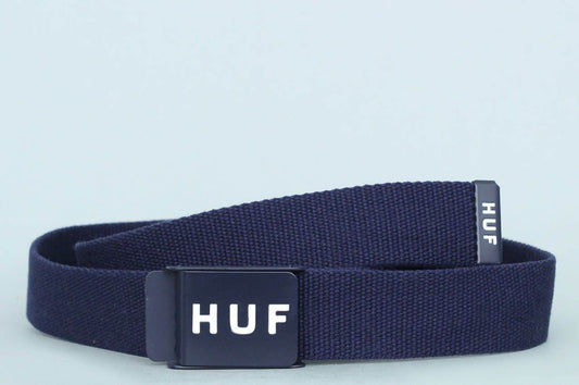 HUF Original Logo Scout Belt Navy / Navy