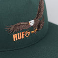 Load image into Gallery viewer, HUF Wing Span Snapback Cap Botanical Green

