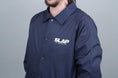 Load image into Gallery viewer, HUF X Slap Coaches Jacket Navy
