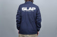 Load image into Gallery viewer, HUF X Slap Coaches Jacket Navy
