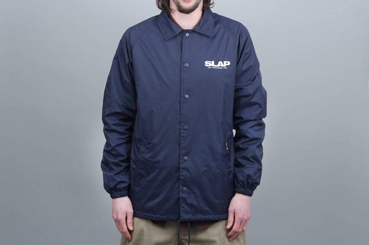 HUF X Slap Coaches Jacket Navy