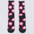 Load image into Gallery viewer, HUF Flower Shop Socks Black
