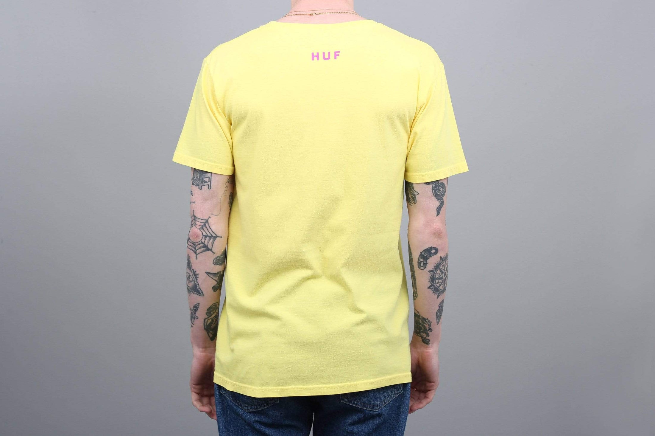 HUF Channel J T-Shirt Aurora Yellow
