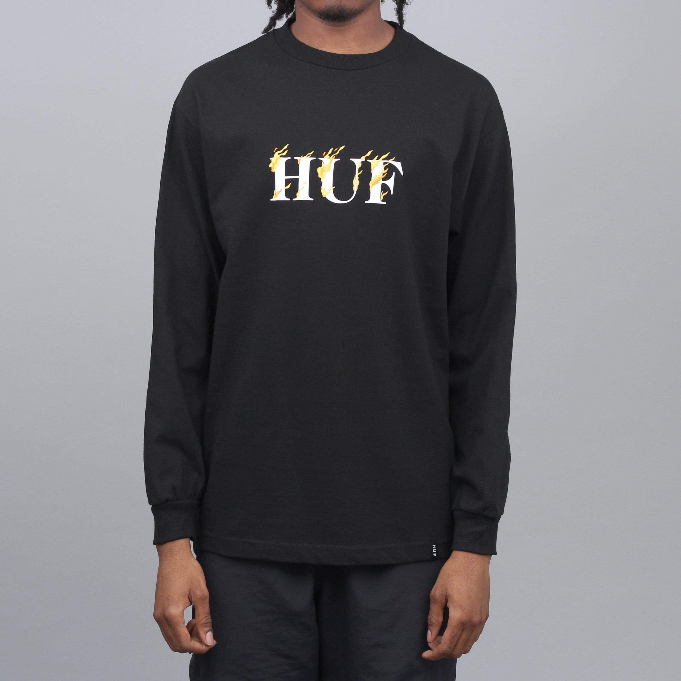 HUF Phoenix Longsleeve T-Shirt Black